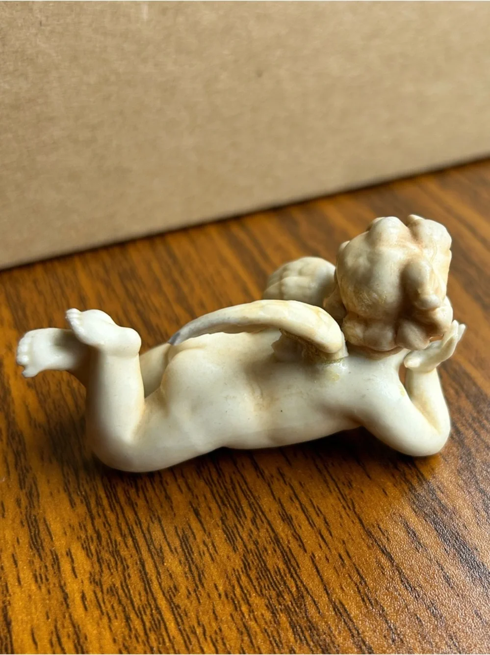 Vintage Cherub Figurines Lot Bisque Porcelain Angels Set - Picture 4 of 14